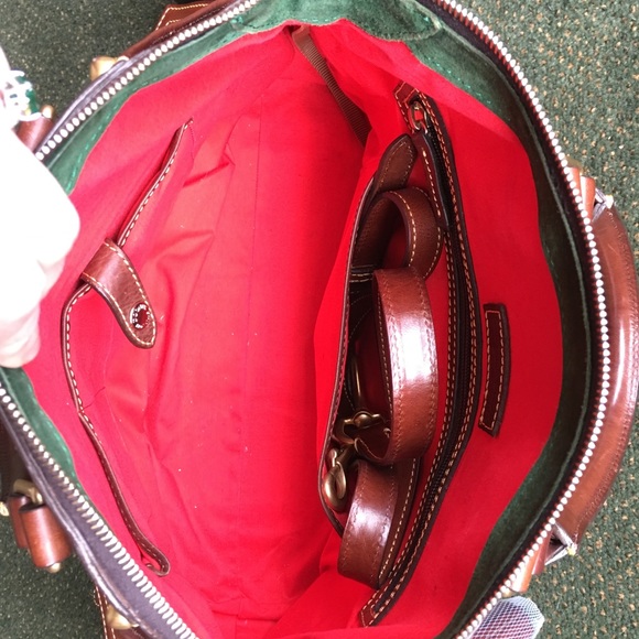 Dooney And Bourke Florentine Clayton in Chestnut - Picture 5 of 8